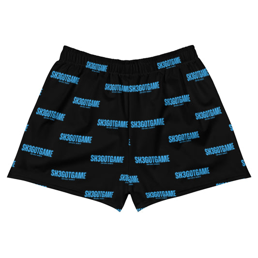 Sh3gotgame Sky Blue Label Shorts