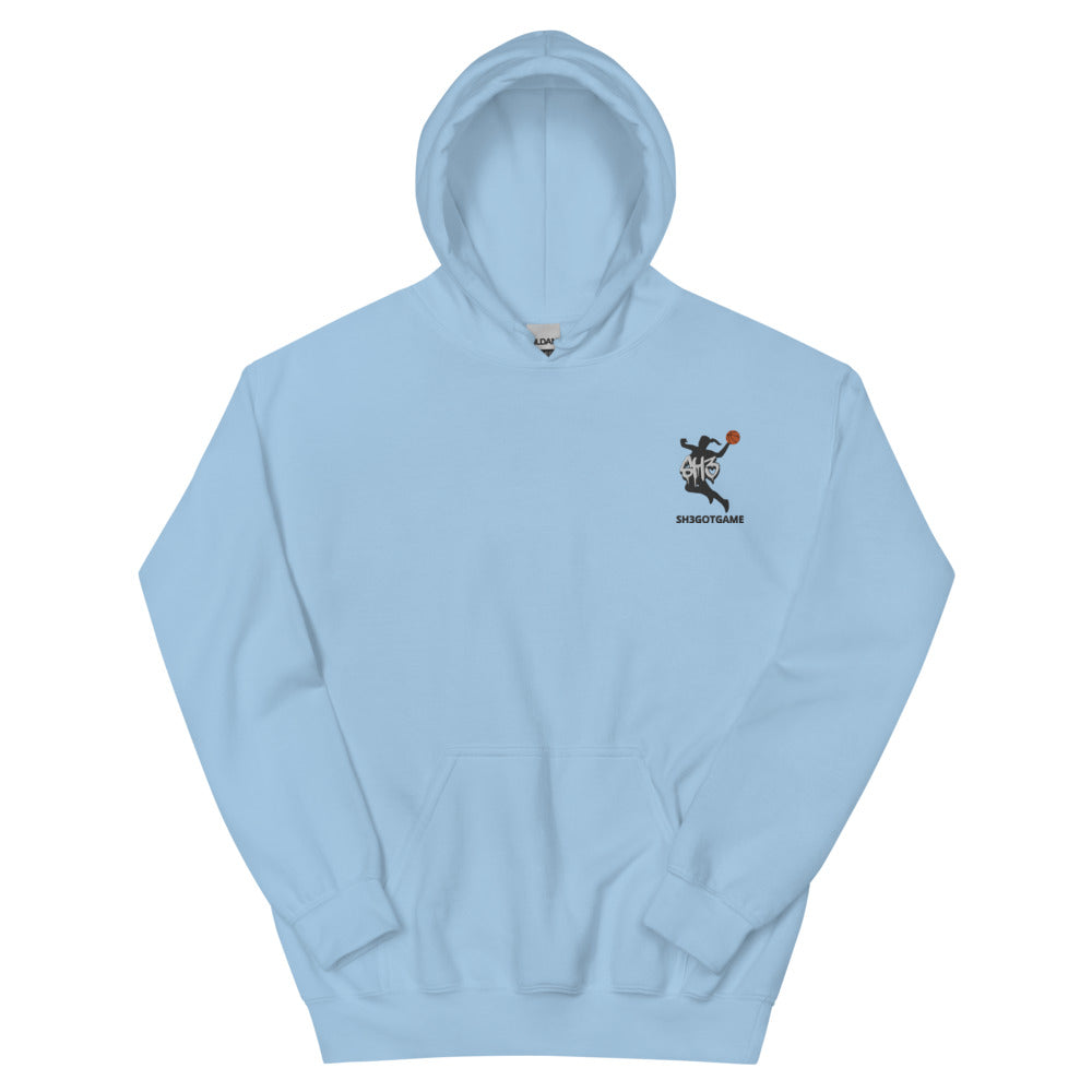 Sh3gotgame all purpose Embrodered hoodie