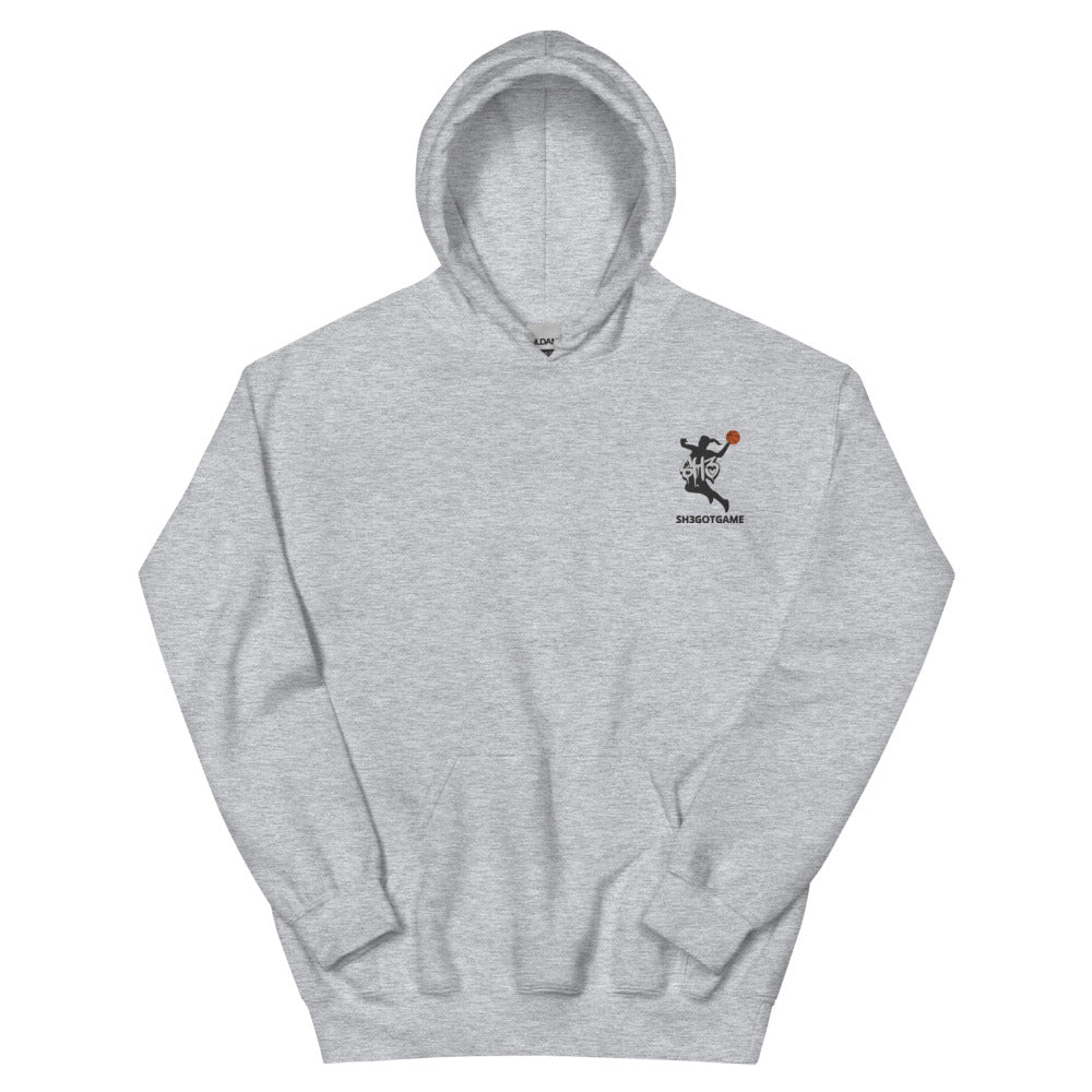 Sh3gotgame all purpose Embrodered hoodie
