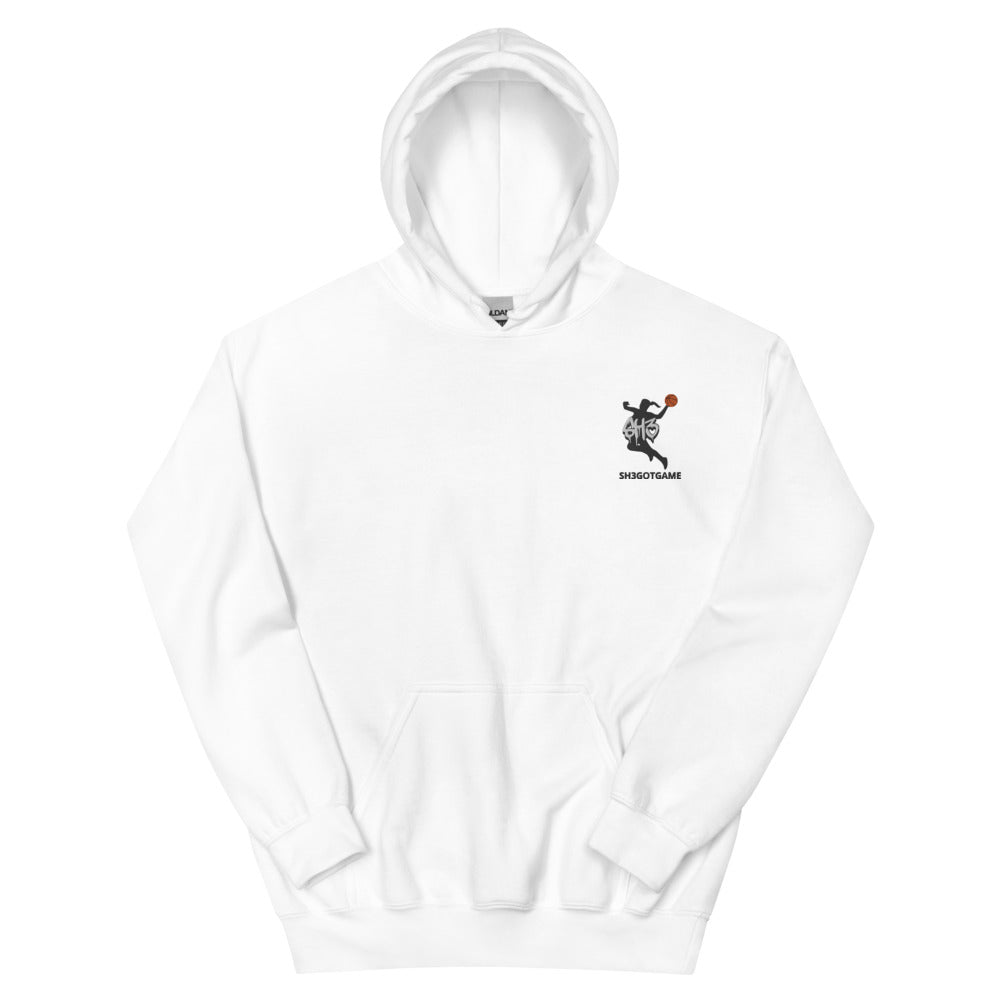 Sh3gotgame all purpose Embrodered  hoodie